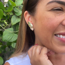 Load image into Gallery viewer, 18k Gold Filled Flat Thin Butterfly Wing Earrings
