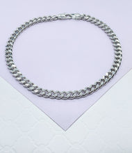Load image into Gallery viewer, Anklet 18k Gold Filled 6mm Chunky Cuban Link, Gold Filled Curb Link Anklet,
