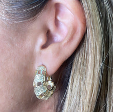 Load image into Gallery viewer, 18k Gold Filled Drop Style Earrings With Engraved Patterns

