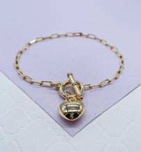 Load image into Gallery viewer, 18K Gold Filled Puffy Baby Heart Choker
