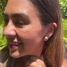 Load image into Gallery viewer, 18k Gold Filled XL Plain Ball Stud Earring
