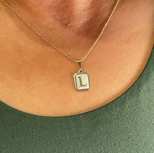 Load image into Gallery viewer, 18k Gold Filled Plain Initial Pendant
