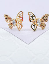 Load image into Gallery viewer, 18k Gold Filled Dainty Butterfly Set
