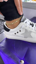 Load image into Gallery viewer, 18k Gold Filled Miami Cuban Link Ankle Bracelet Initial Letters A
