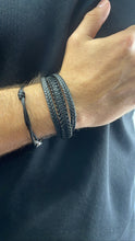 Load image into Gallery viewer, Unisex Leather Cuff Bracelet: Boho Wristband, 3 Styles
