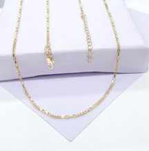 Load image into Gallery viewer, 18k Gold Filled 1.5mm Smooth Open Link Box Specialty Chain, Layering Chain, Dainty Necklace, Plain Necklace, Minimalist Chain
