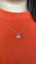 Load image into Gallery viewer, 18k Gold Filled Dainty Mini CZ Evil Eye Charm, Available in 2 Styles

