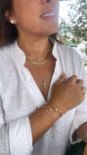 Load image into Gallery viewer, 18k Gold Filled 5mm Soft Flat Snake Chain Supplies
