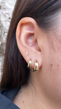 Load image into Gallery viewer, 18k Gold Filled Hoop Earrings: Small Teardrop Shape, 6mm
