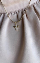 Load image into Gallery viewer, 18k Gold Filled Pave Angel Pendant: Religious Charm
