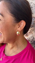 Load image into Gallery viewer, 18k Gold Filled Hoop Earrings: XL Wide Flat Smooth Hoops
