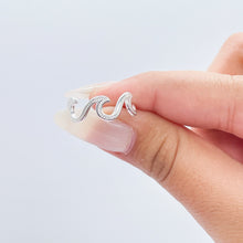 Load image into Gallery viewer, 925 Sterling Silver Plain Beach Wave Ring

