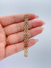 Load image into Gallery viewer, 18k Gold Filled Bismark Style Bracelet 7mm
