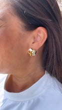 Load image into Gallery viewer, 18k Gold Filled XL Chunky Thick Plain knot Stud Earring, Dainty Jewlery, Minimalist, For Her
