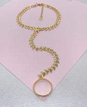 Load image into Gallery viewer, 18K Gold Filled Fish Tail Link Clone With smooth Band Adjustable Ring
