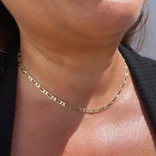 Load image into Gallery viewer, 18k Gold Filled 4mm Figaro Link Chain, Available in 3 Sizes
