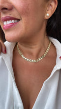 Load image into Gallery viewer, 18k Gold Filled Flat Rectangle Linked Chain &amp; Bracelet
