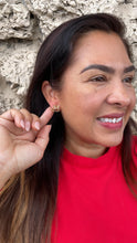 Load image into Gallery viewer, 18k Gold Filled Open Ended Twisted Creole Hoop Earrings
