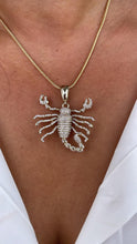 Load image into Gallery viewer, 18k Gold Filled CZ Pave Scorpion Pendant

