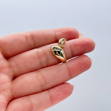 Load image into Gallery viewer, Adjustable 18k Gold Filled Smooth Plain Fish Ring
