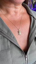 Load image into Gallery viewer, 18k Gold Filled CZ Puffy Baby Bear Charm, For Chains and Jewellery Making
