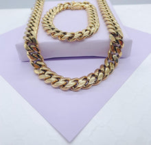 Load image into Gallery viewer, 14k Gold Filled Thick 10mm Miami Cuban Link Chain, Cuban Necklace, Cadena de Labon Cubano
