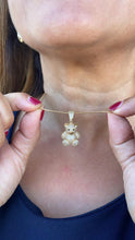 Load image into Gallery viewer, 18k Gold Filled Puffy Bear Charm Pendant
