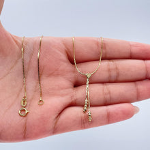 Load image into Gallery viewer, 18k Gold Filled Cobra Link Choker with Engraved Tiny Heart and Beads Detail
