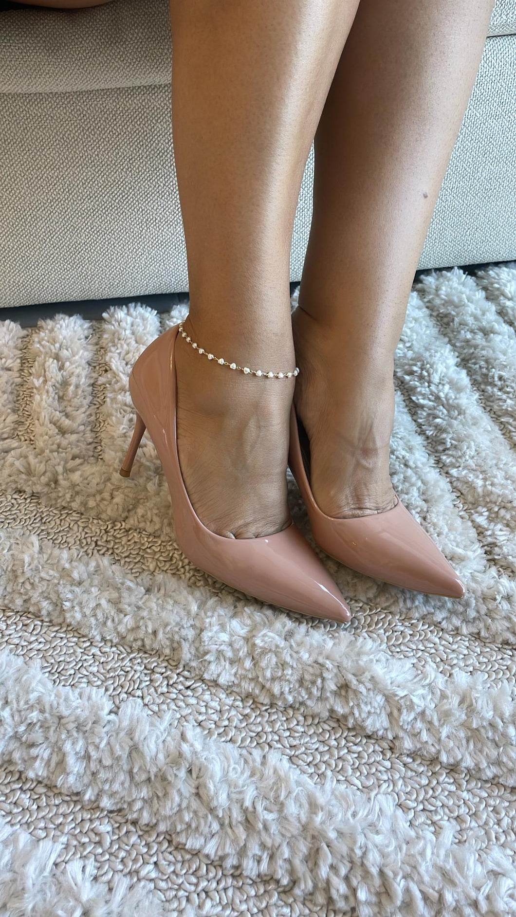 18k Gold Filled Box Chain Anklet