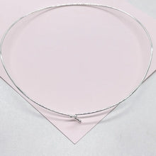 Load image into Gallery viewer, 18k Gold Filled Hard Plain Omega Choker Necklace
