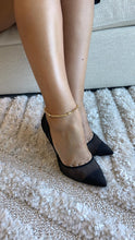Load image into Gallery viewer, 18k Gold Filled 6mm Rolo and Rope Anklet Chain Design and Stylish Ankle Bracelet
