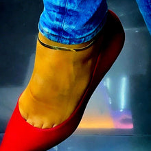 Load image into Gallery viewer, 18k Gold Filled 4mm Herringbone Anklet Dainty Ankle Bracelet Jewelry Supplies Making
