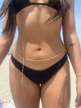 Load image into Gallery viewer, 18k Gold Filled Twist &amp; Dot Belly Chain
