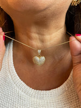 Load image into Gallery viewer, 18k Gold Filled CZ Puffy Heart Pendant
