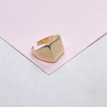 Load image into Gallery viewer, 18k Gold filled Chunky Sqaure Signet Ring
