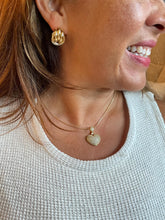 Load image into Gallery viewer, 18k Gold Filled CZ Puffy Heart Pendant
