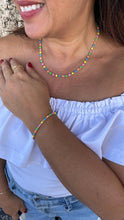 Load image into Gallery viewer, 18k Gold Filled Colorful Enamel and Link set, sold seperately
