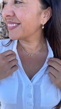 Load image into Gallery viewer, 18k Gold Filled Plain Toggle Paper Clip Choker
