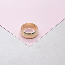 Load image into Gallery viewer, 18K Gold Filled Plain Engagement Band Ring,10mm thick
