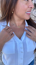 Load image into Gallery viewer, 18k Gold Filled Plain Toggle Paper Clip Choker
