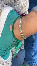Load image into Gallery viewer, 18k Gold Filled 6mm Flat Snake Like Anklet Dainty Jewelry and Jewelry Making Supplies
