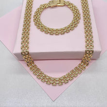 Load image into Gallery viewer, 18k Gold Filled 9.5mm Bismark Style Set
