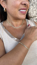 Load image into Gallery viewer, 18k Gold Filled Cuban Link Chain:3.4MM Miami Curb Necklace &amp; Bracelet
