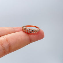 Load image into Gallery viewer, 18k Stackable Signet Rose Gold Ring
