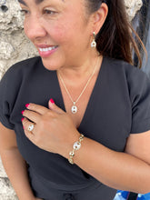 Load image into Gallery viewer, 18k Gold Filled CZ Mariner Link full Set
