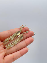 Load image into Gallery viewer, 14k Gold Filled 9.5mm Arrow Style Herringbone Set
