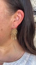 Load image into Gallery viewer, 18k Gold Filled Dreamcatcher Earrings: Boho Dangle Jewelry
