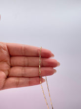 Load image into Gallery viewer, 18k Gold Filled Bar Link Bracelet: Thin Dainty Spear Bracelet
