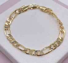 Load image into Gallery viewer, 18k Gold Filled Figaro Bracelet
