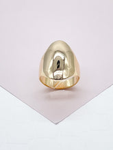 Load image into Gallery viewer, 18k Gold Filled Chunky Plain Oval Band Ring
